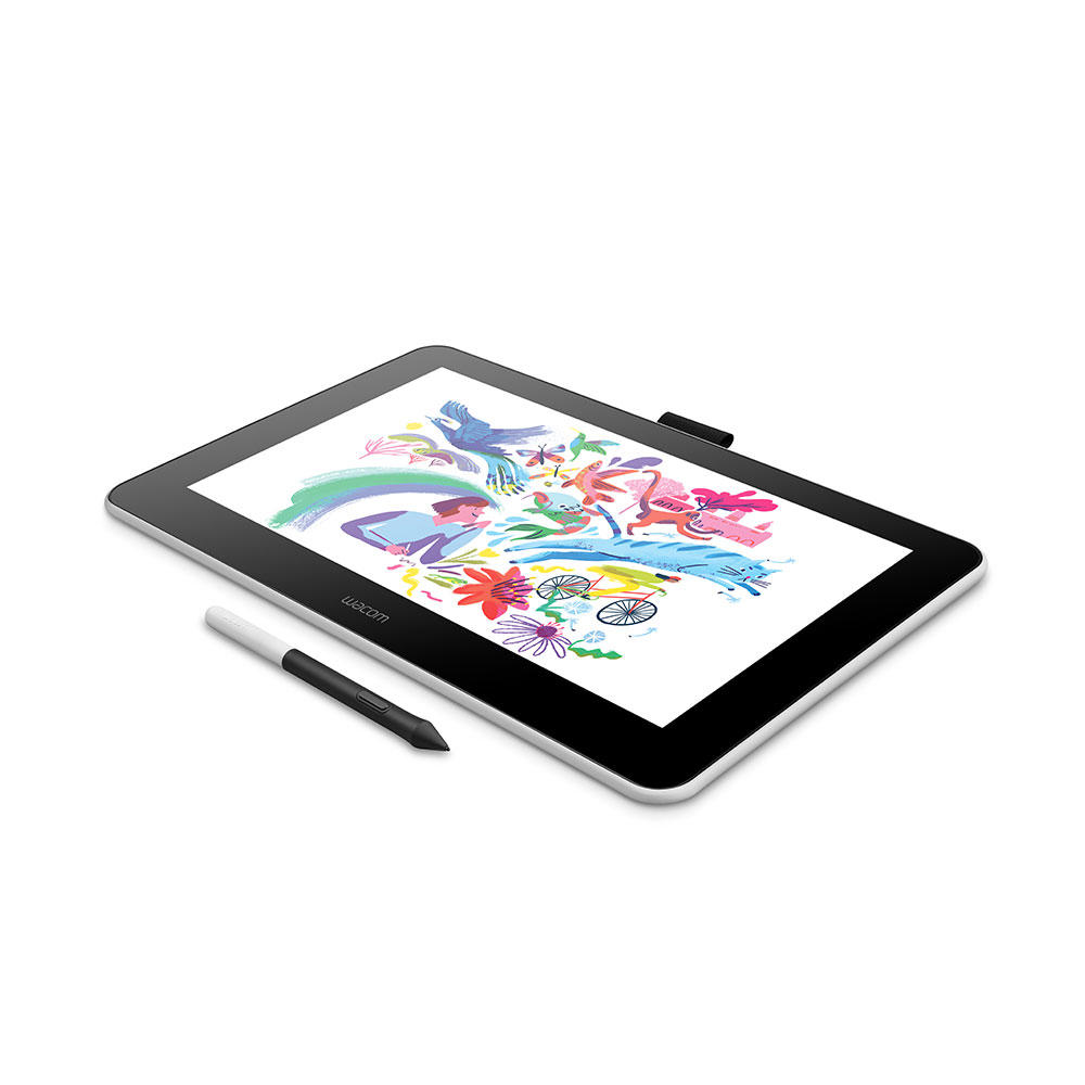 Графический планшет wacom one dtc133w0b белый обзор