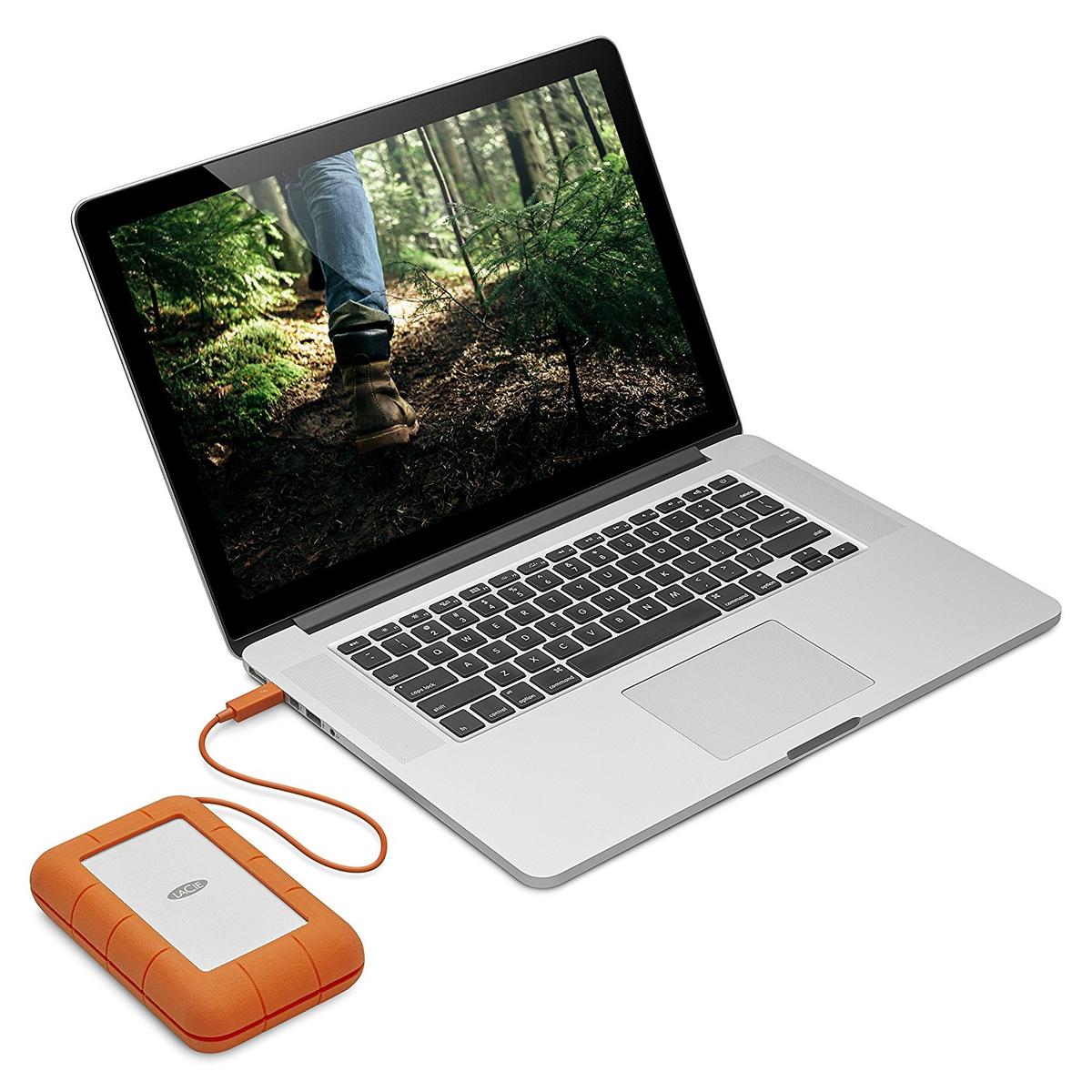 Abierto Lacie Rugged Disco Duro Externo Thunderbolt Usb C Hdd 2tb