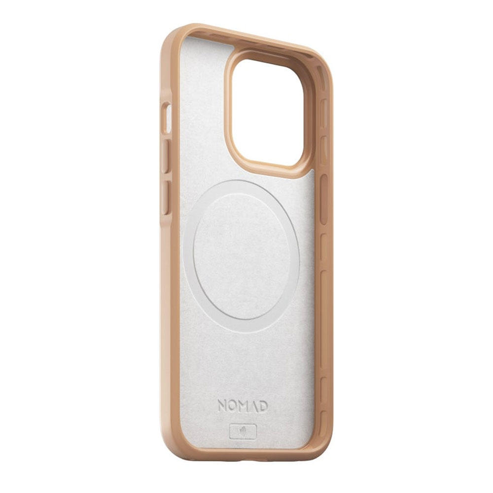 Nomad Modern Case funda piel iPhone 13 Pro MagSafe English Tan